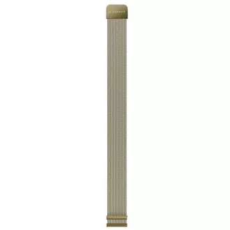 Curea universală Garett 20 mm, metal auriu, tip plasă