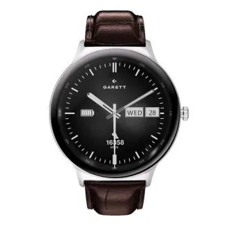 Ceas inteligent Garett Quantum Silver Steel Ceas inteligent Garett Quantum Silver Steel
