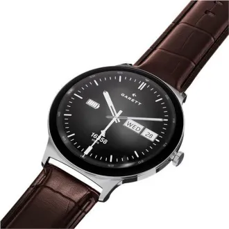 Ceas inteligent Garett Quantum Silver Steel Ceas inteligent Garett Quantum Silver Steel