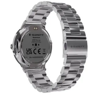 Ceas inteligent Garett Quantum Silver Steel Ceas inteligent Garett Quantum Silver Steel