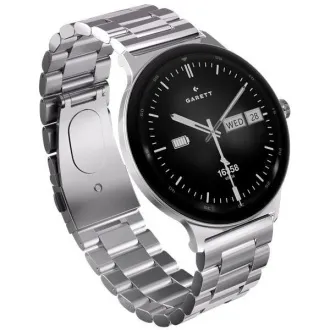 Ceas inteligent Garett Quantum Silver Steel Ceas inteligent Garett Quantum Silver Steel
