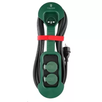 Priză prelungitoare Viking R280, 2x AC 230V, IP44, lungime 8 m