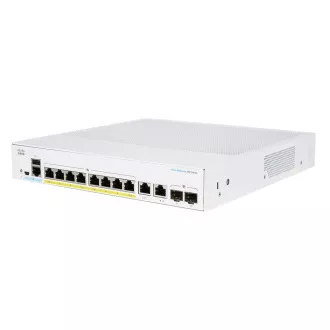 Comutator Cisco CBS250-8P-E-2G (8xGbE, 2xGbE/SFP combo, 8xPoE , 60W, fără ventilator) - REFRESH Comutator Cisco CBS250-8P-E-2G (8xGbE, 2xGbE/SFP combo, 8xPoE , 60W, fără ventilator) - REFRESH