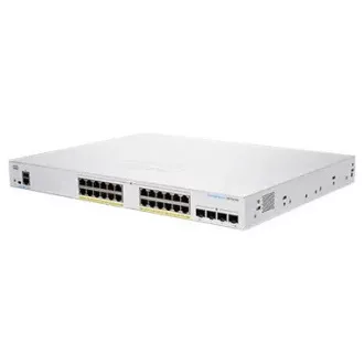 Comutator Cisco CBS350-24FP-4G-UK (24xGbE, 4xSFP, 24xPoE , 370W) - REFRESH