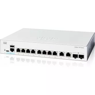 Comutator Cisco Catalyst C1300-8T-E-2G (combo 8xGbE, 2xGbE/SFP, fără ventilator) Comutator Cisco Catalyst C1300-8T-E-2G (combo 8xGbE, 2xGbE/SFP, fără ventilator)