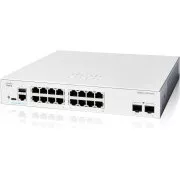 Comutator Cisco Catalyst C1300-16T-2G (16xGbE, 2xSFP, fără ventilator)