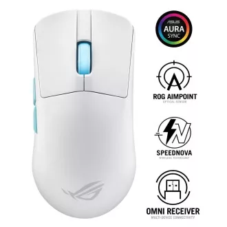 Mouse ASUS ROG Harpe Ace Aim Lab Edition, Bluetooth, alb