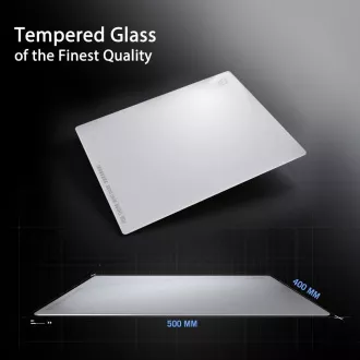 Mouse pad ASUS ROG Moonstone ACE (mărime L / Alb), sticlă