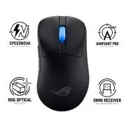 Mouse ASUS ROG Keris II Ace, mouse pentru gaming wireless, negru