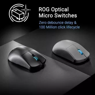 Mouse pentru gaming ASUS ROG Harpe Ace Mini, Wireless BT, RF 2.4GHz, negru