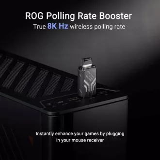 Mouse de gaming ASUS ROG Harpe Ace Extreme, Bluetooth fără fir, RF 2.4GHz, negru