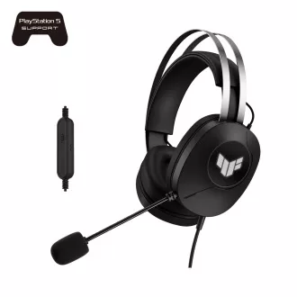 Căști ASUS TUF Gaming H1 GEN II, Căști Gaming cu fir, negru Căști ASUS TUF Gaming H1 GEN II, Căști Gaming cu fir, negru