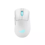 Mouse ASUS ROG Keris II Origin, mouse wireless pentru gaming, alb