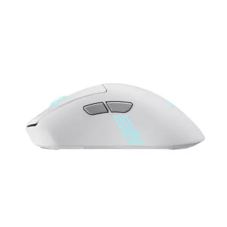 Mouse ASUS ROG Keris II Origin, mouse wireless pentru gaming, alb