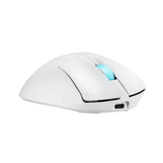 Mouse ASUS ROG Keris II Origin, mouse wireless pentru gaming, alb
