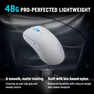 Mouse de gaming ASUS ROG Harpe II Ace, wireless, alb