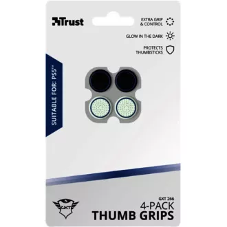 TRUST Capace din silicon GXT 266 pachet de 4 mânere pentru degetul mare pentru PS5 TRUST Capace din silicon GXT 266 pachet de 4 mânere pentru degetul mare pentru PS5
