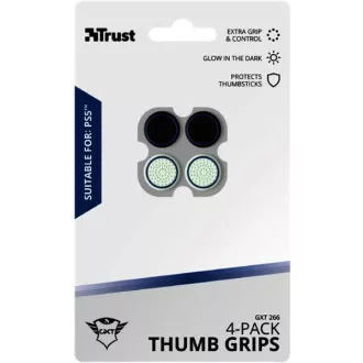 TRUST Capace din silicon GXT 266 pachet de 4 mânere pentru degetul mare pentru PS5 TRUST Capace din silicon GXT 266 pachet de 4 mânere pentru degetul mare pentru PS5
