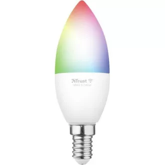 TRUST Smart WiFi LED lumânare LED E14 alb și culoare