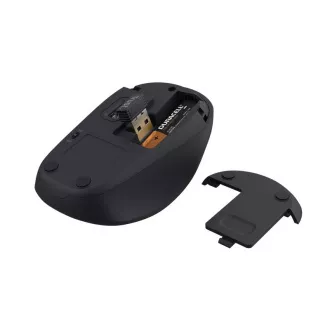 TRUST Geantă pentru notebook de 16"   mouse wireless, negru