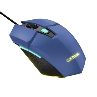 Mouse TRUST GXT 109B FELOX Gaming Mouse, optic, USB, albastru
