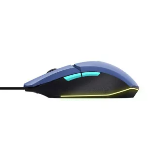 Mouse TRUST GXT 109B FELOX Gaming Mouse, optic, USB, albastru