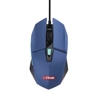 Mouse TRUST GXT 109B FELOX Gaming Mouse, optic, USB, albastru