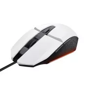 Mouse TRUST GXT 109W FELOX Gaming Mouse, optic, USB, alb