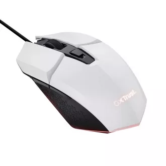Mouse TRUST GXT 109W FELOX Gaming Mouse, optic, USB, alb