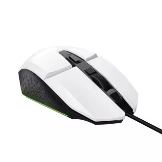 Mouse TRUST GXT 109W FELOX Gaming Mouse, optic, USB, alb