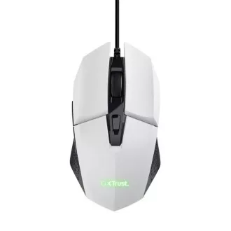 Mouse TRUST GXT 109W FELOX Gaming Mouse, optic, USB, alb