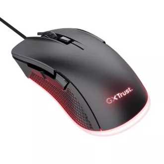 TRUST GXT 922 YBAR Gaming Mouse, optic, USB, negru