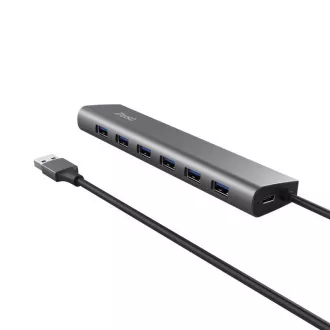 Hub TRUST HALYX, hub USB 3.2 Gen1 cu 7 porturi