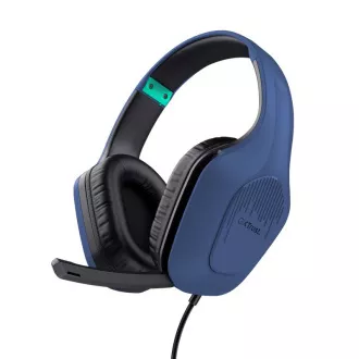 Căști pentru jocuri TRUST GXT 415B ZIROX albastru