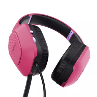 Căști de gaming TRUST GXT 415P ZIROX roz Căști de gaming TRUST GXT 415P ZIROX roz
