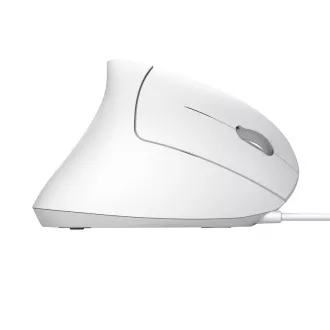 TRUST Verto Vertical Mouse mouse mouse ergonomic, USB, alb