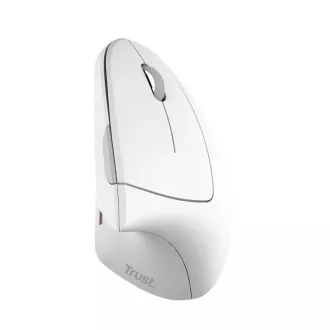 TRUST Verto Vertical Mouse Mouse ergonomic fără fir, USB, alb