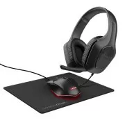 TRUST Headset   Mouse   Mousepad GXT 790 3in1 Gaming Bundle, negru