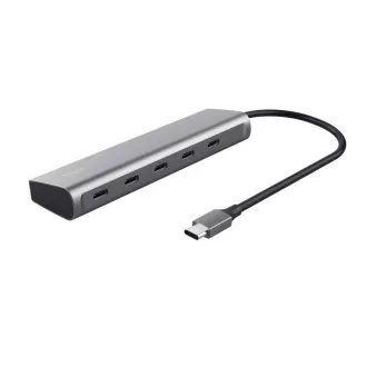 Hub USB 3.2 Gen1 cu 5 porturi TRUST Halyx Aluminium