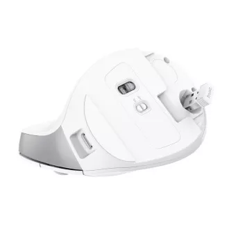 Mouse TRUST Bayo II Mouse vertical ergonomic, Wireless, alb