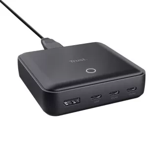 Adaptor de alimentare TRUST MAXO 100W, 3x USB-C, 1xUSB-A Adaptor de alimentare TRUST MAXO 100W, 3x USB-C, 1xUSB-A