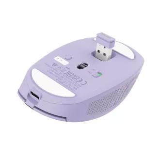 TRUST Mouse OZAA, Wireless, violet