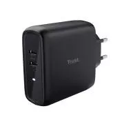 Incarcator TRUST MAXO 65W, 2x USB-C, negru