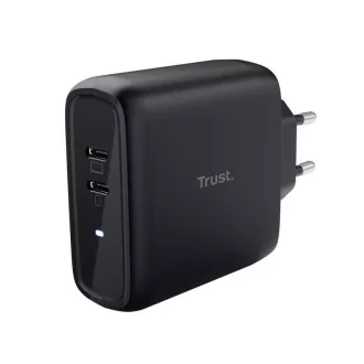 Incarcator TRUST MAXO 65W, 2x USB-C, negru