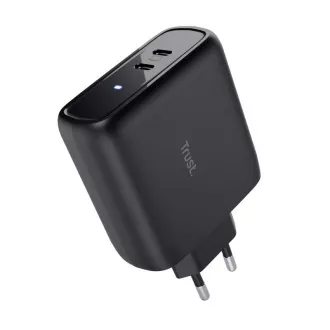 Incarcator TRUST MAXO 65W, 2x USB-C, negru