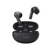 Căști TRUST Yavi, Bluetooth, mufe, negre