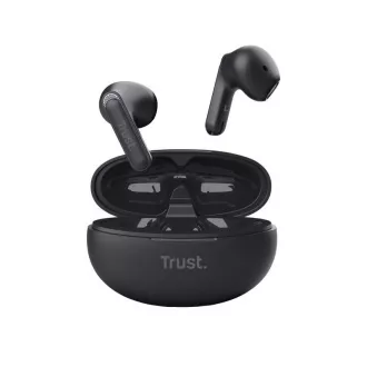 Căști TRUST Yavi, Bluetooth, mufe, negre