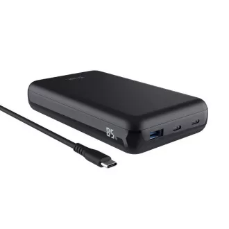 Acumulator extern TRUST pentru notebook 100W, 2xUSB-C, 1xUSB - 20000mAh