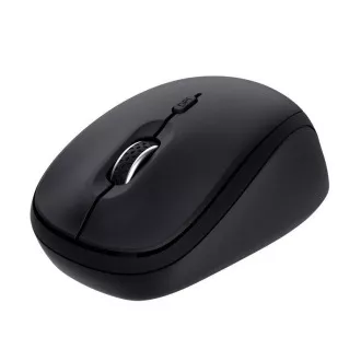 Mouse TRUST YVI+, Wireless, Eco, negru - bluetooth + wifi