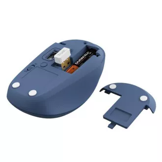 Mouse TRUST YVI+, Wireless, Eco, albastru - bluetooth + wifi